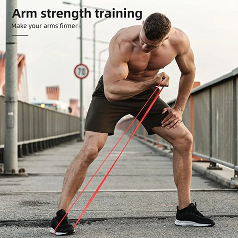 Latex Stretch Resistance Bands - Elastic Pull Up Assist Bands for Home Workout